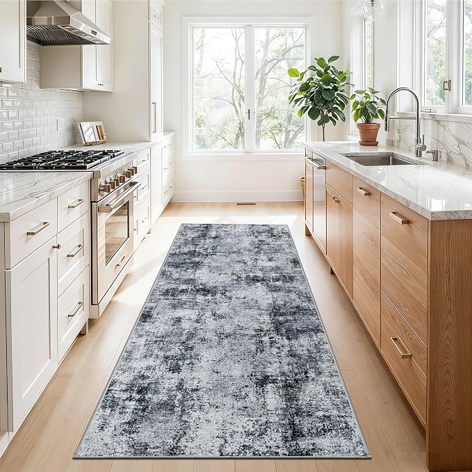 Hallway Runner Rug 2x8 Washable: Entryway Runners Rugs Non Slip Easy-to-Clean - Image 2