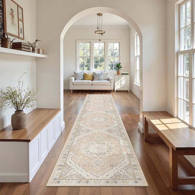 Madane Hallway Runner Rug 2x12, Extra Long Washable Runner Rugs - Image 4