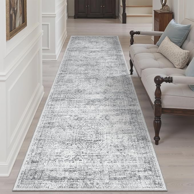 Runner Rug 3x8 Washable Non-Slip Hallway Runner Rugs - Image 3