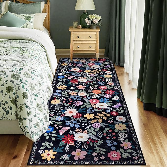 Runner Rug for Entryway: 2x6 Kitchen Rugs Non Slip Washable Ultra-Thin Soft - Image 2