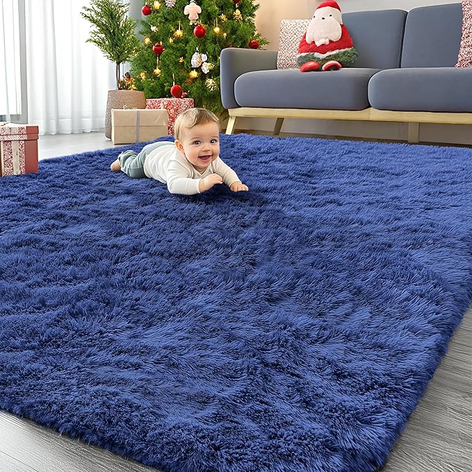 OLANLY 7x12 Machine Washable Large Area Rugs by OLANLY