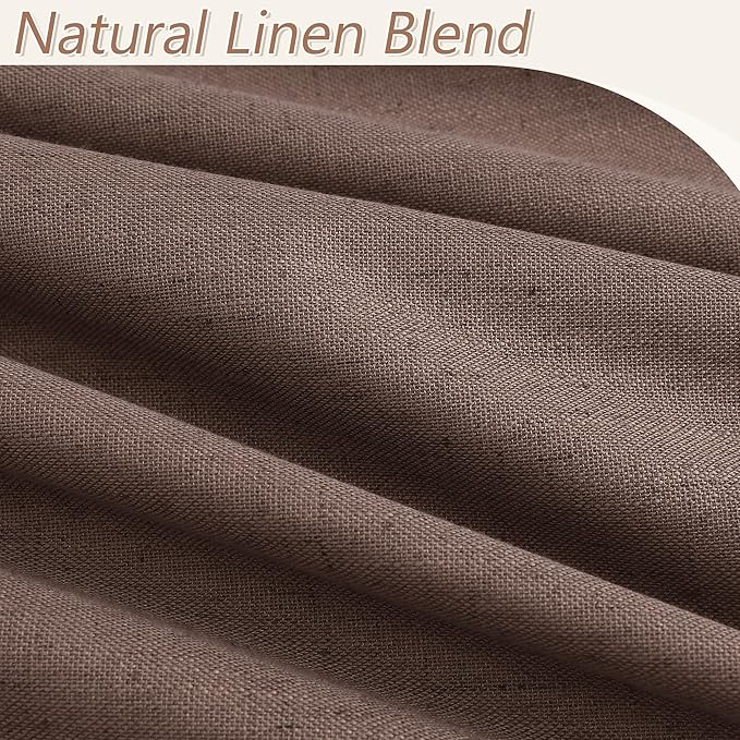 Guken 100% Blackout Curtains 102 Inch Length 2 Panels Set - Image 3