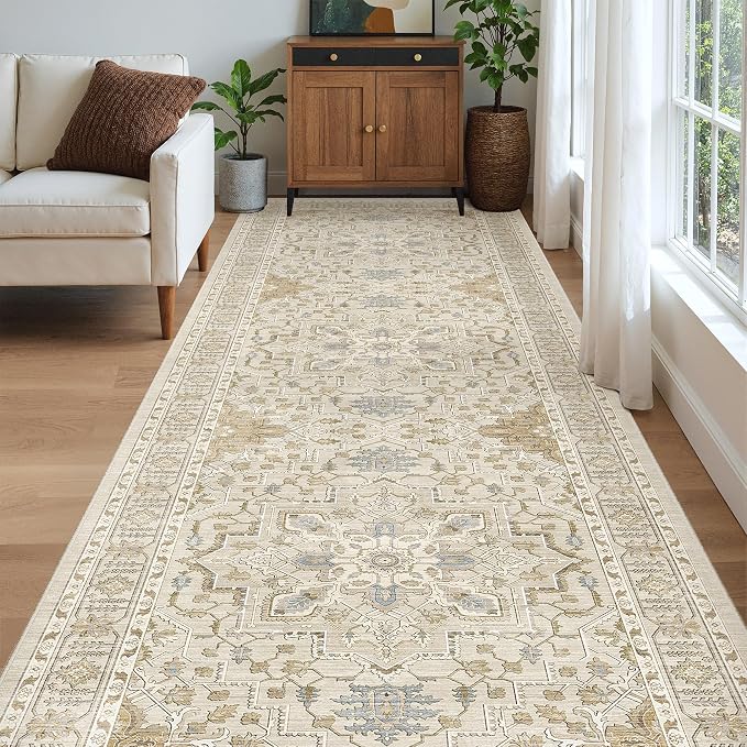 Madane 4x12 Wide Hallway Runners: Washable 12ft Runner Rug - Image 3