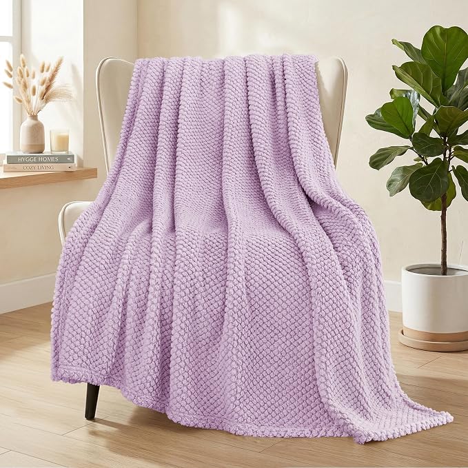 Whale Flotilla Extra Large Fuzzy Fleece Throw Blanket by WHALEFLOTILLA