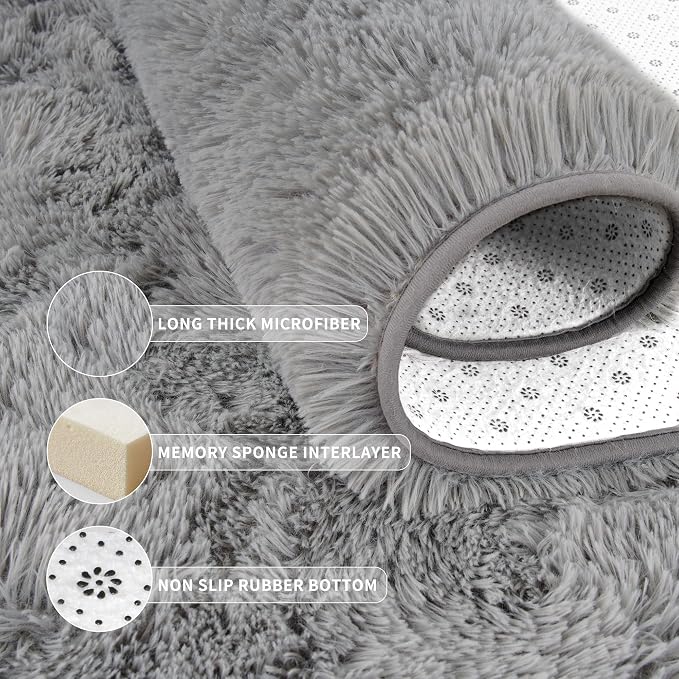 Tepook Area Rugs 10x14 for Living Room, Super Soft Fluffy Rugs for Bedroom - Image 5