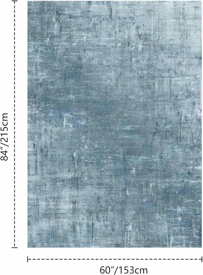 Latte&Fog 5x7 Area Rugs for Living Room Bedroom, Boho Non Slip Low Pile Carpet - Image 2