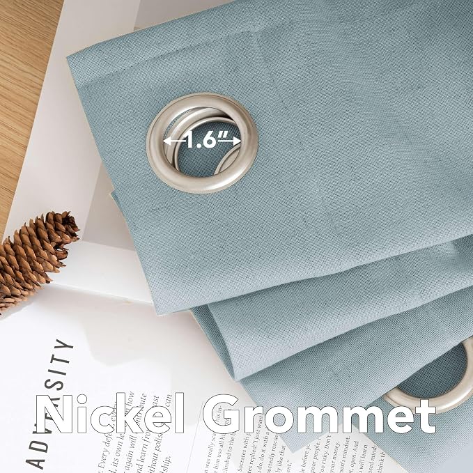 H.VERSAILTEX Living Room Linen Curtains - Image 5
