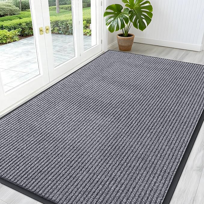 OLANLY Front Door Mat Indoor Outdoor Entrance, Waterproof Heavy Duty Doormat by OLANLY