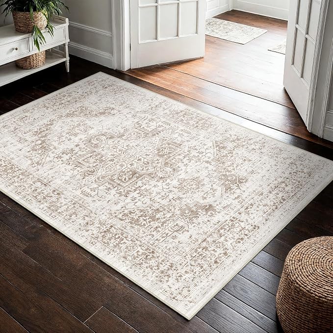 Washable 3x4 Area Rug for Entryway by EISUROM