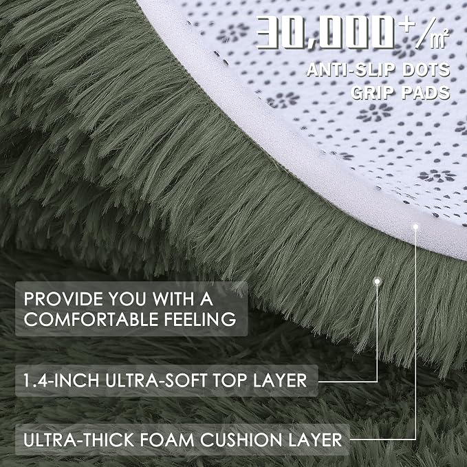 OLANLY 8x10 Machine Washable Large Area Rugs - Image 5