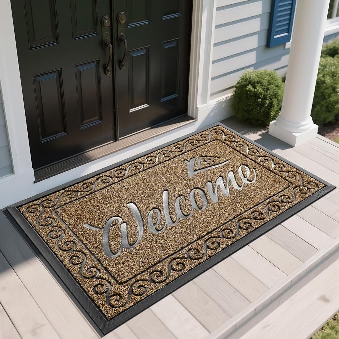 Yimobra Welcome Mat, Heavy Duty Sturdy Door Mats by Yimobra