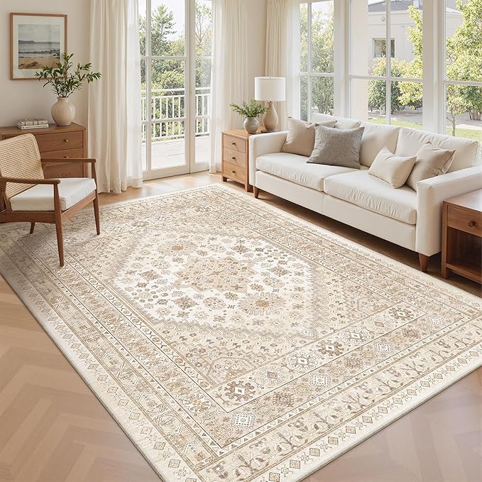 zesthome 6x9 Area Rug, Super Soft Washable Rugs - Image 4