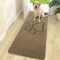 OLANLY Dog Door Mat for Muddy Paws 70x24, Paw Print Design, Absorbs Moisture by OLANLY