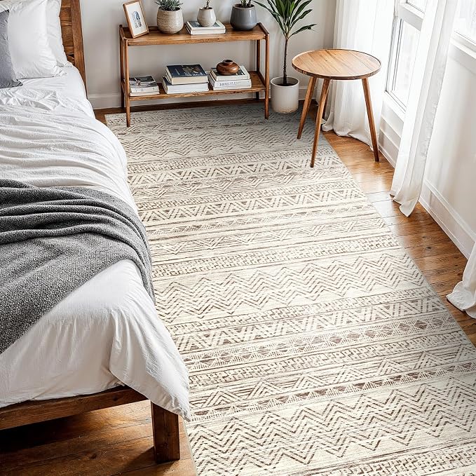 4x10 Washable Hallway Runner Rug：Moroccan Non-Slip Wide Runners - Image 8