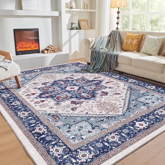OPPODREAM Soft 10x14 Area Rugs, Washable Rugs 10x14 by OPPODREAM