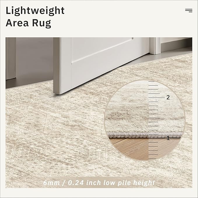 Runner Rug 3x10 Washable Non-Slip Hallway Runner Rugs - Image 7