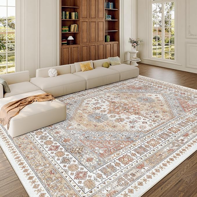 zesthome 8x10 Area Rugs for Living Room, Non-Slip Backing Washable Rugs - Image 4
