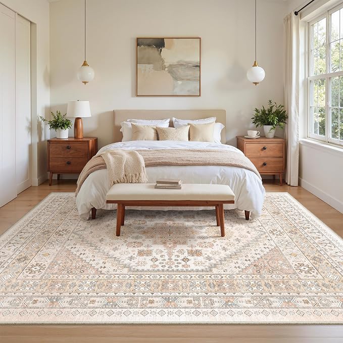 zesthome 6x9 Area Rug, Super Soft Washable Rugs - Image 9