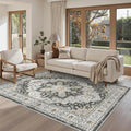 Madane Area Rug 4x6 Washable Rugs Vintage by Madane