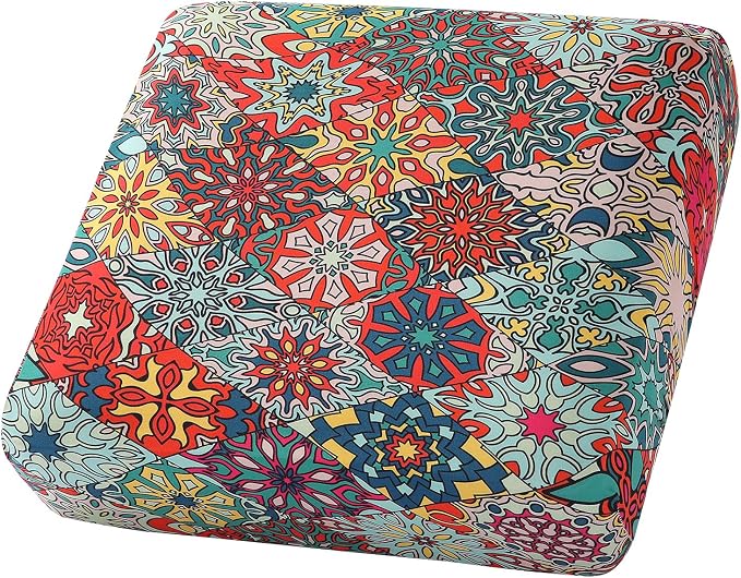 hyha Printed Couch Cushion Covers, Floral Sofa Covers Washable by hyha