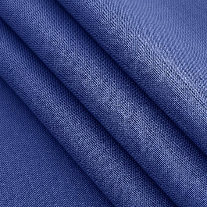 Nanspring Classic Blue Linen Curtains 72 Inch Length - Image 7