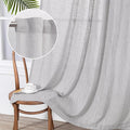 MYSKY HOME 108 Inches Long Ceiling Curtains, Light Filtering Boho Window Sheer by MYSKYHOME
