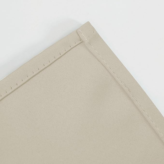 LEMOMO Light Beige Thermal Blackout Curtains/38 x 63 Inch/Set of 2 Panels Room - Image 8
