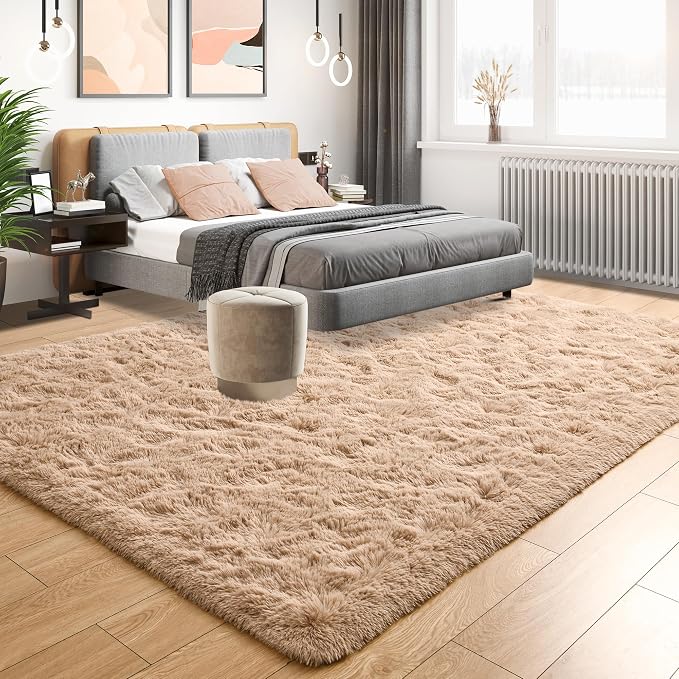 Tepook Super Soft Fluffy Rug for Bedroom, Modern Shaggy Fuzzy Kids Rugs for - Image 2