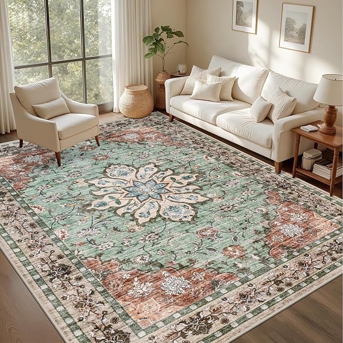 8x10 Area Rugs Living Room: Washable Rug - Image 3
