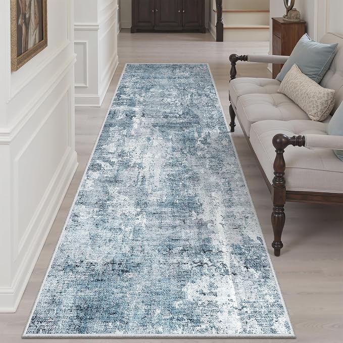 Runner Rug 3x8 Washable Non-Slip Hallway Runner Rugs - Image 2