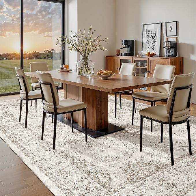 Madane 9x12 Area Rugs for Living Room, Machine Washable Rug - Image 3