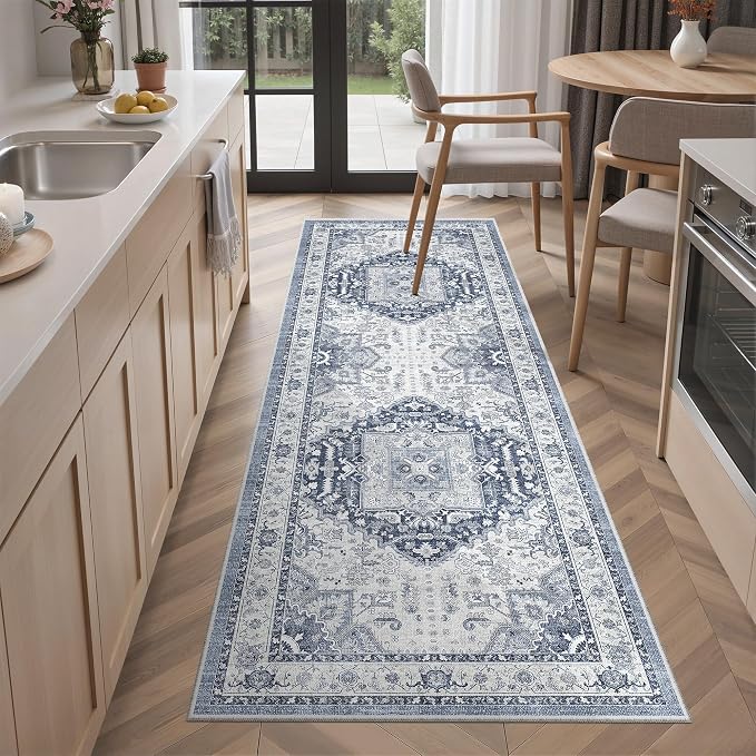 Madane Washable Runner Rug 2x6, Ultra-Thin Non-Slip Non-Shedding Hallway Runner - Image 4