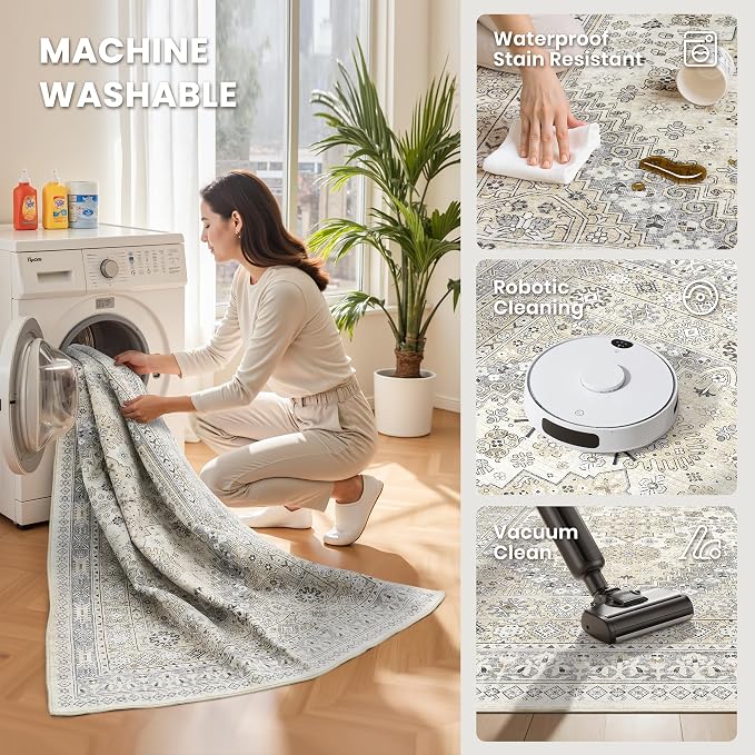 zesthome Washable Runner Rug 2.5x16 - Image 4