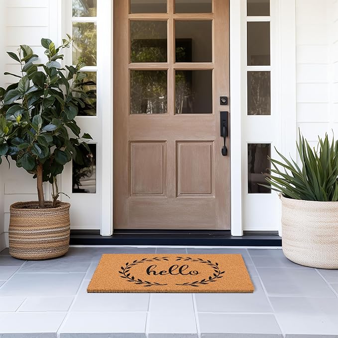 Barnyard Designs Natural Coco Coir Heavy Duty Backing Doormat - Image 4