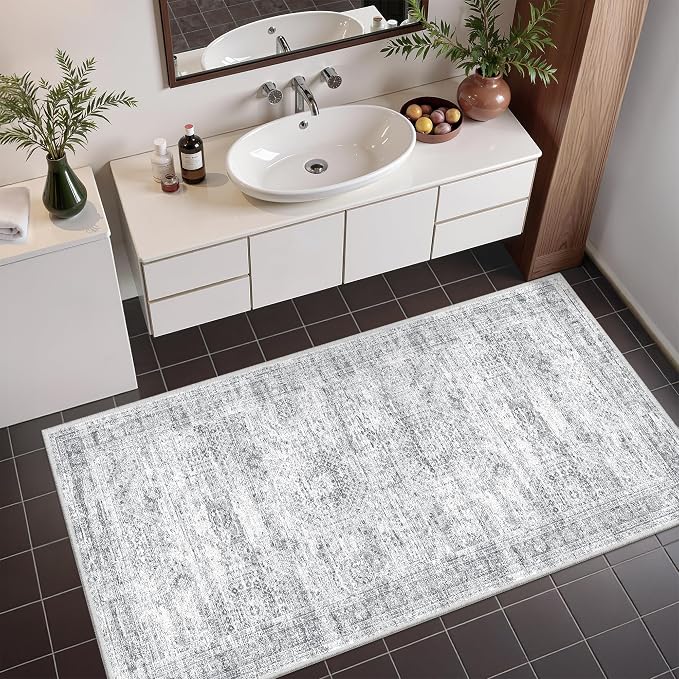 2x4 Washable Rug Runner for Bathroom, Soft Entryway Rug for Laundry Room - Image 5