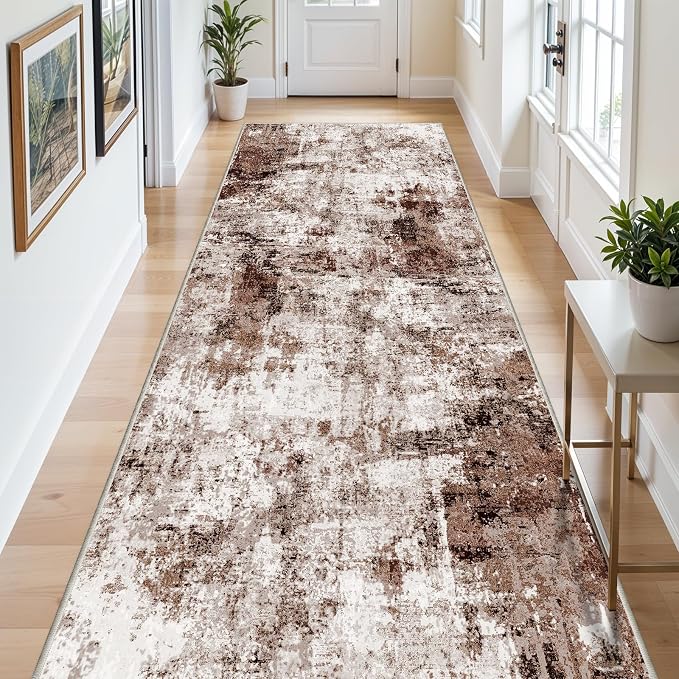 4x10 Wide Washable Runner Rug: Easy-to-Clean Runners by WIEVEDENS