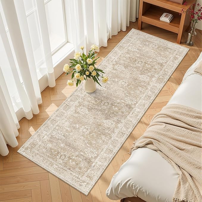 Madane Washable Runner Rug 2x6, Kitchen Hallway Runner Rug - Image 9