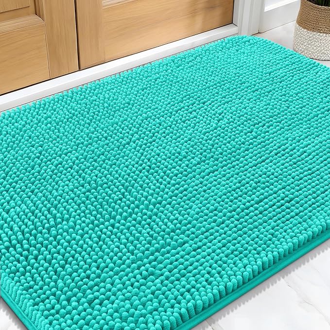OLANLY Dog Door Mat for Muddy Paws 34x21, Absorbs Moisture and Dirt, Absorbent by OLANLY