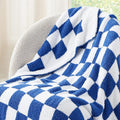 Bedsure GentleSoft Checkered Throw Blanket by BEDSURE