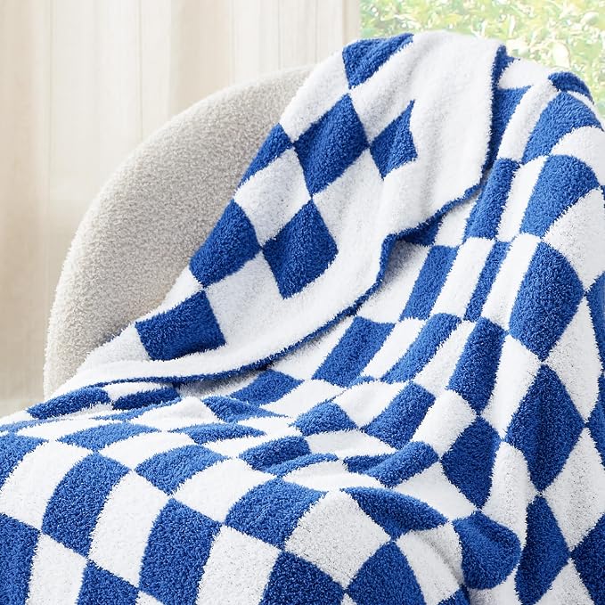 Bedsure GentleSoft Checkered Throw Blanket - Image 8