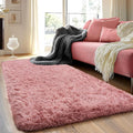 Runner Rugs for Bedroom 2x6 Rug Runners for Hallways Non Slip Soft Shag Bedside by Quntue