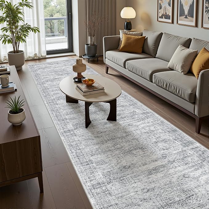 Washable Runner Rug 2.5x12, Non-Slip Long Bathroom Rugs Runner - Image 4