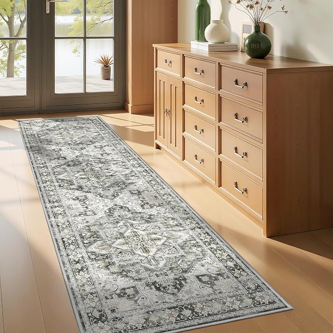 Kitchen Runner Rug Non Slip Washable 2.5x8, Soft Low Pile Entryway Rug Runners - Image 5