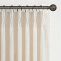 Birch Light Filtering Linen 60 Inch Wide 84 Inches Long Curtains by PleatedDrapes