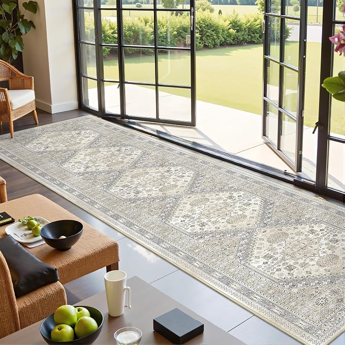 Carpet Runners for Hallway 12ft, Non-Slip Long Bathroom Rugs Runner for Kitchen - Image 4