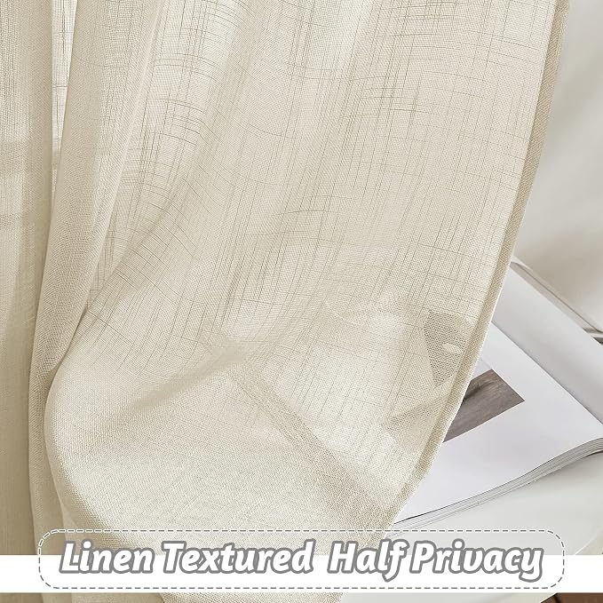RYB HOME Window Toppers Valances - Image 2