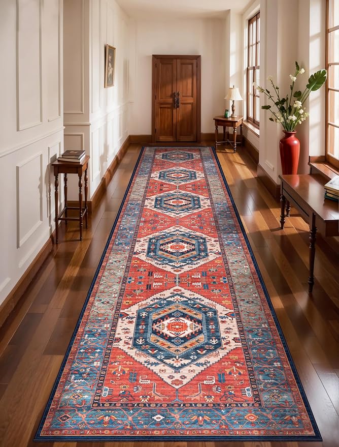 SERISSA Runner Rug for Hallways, 3x14 Washable Non Slip Kitchen Runner Rug by SERISSAHomeDecorCollection