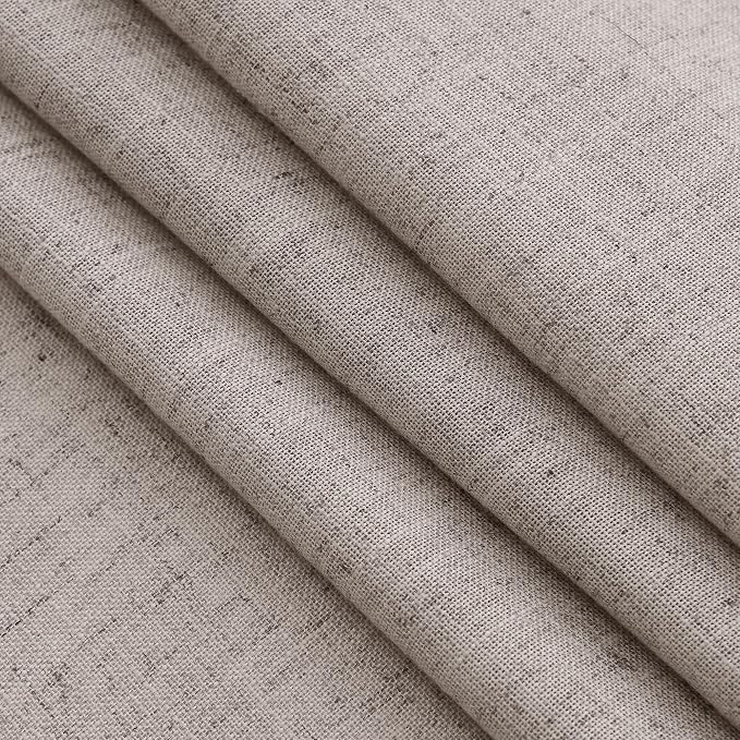 Brownish Grey Linen Curtains 63 Inches Long - Image 7