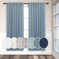 Light Blue Curtains 63 Inch Length by Pitalk