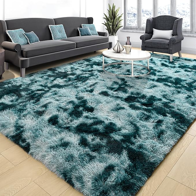 Tepook Fluffy Large Rugs for Living Room, Area Rug 6x9 Soft Carpet for Bedroom - Image 3